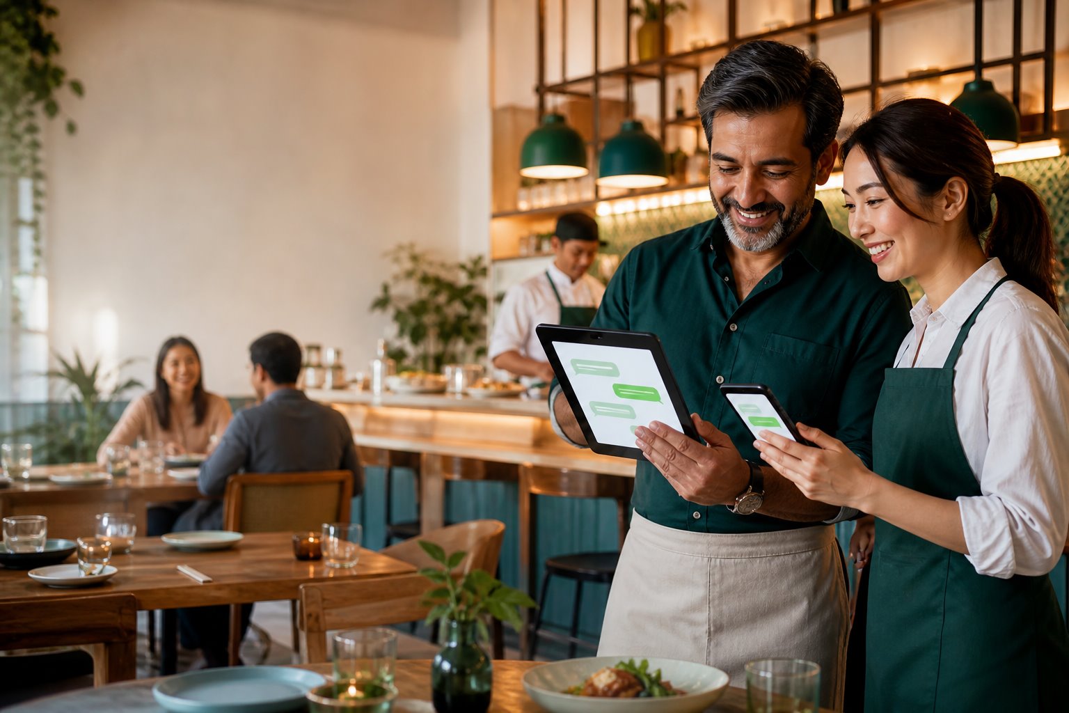 Restaurants customer automation